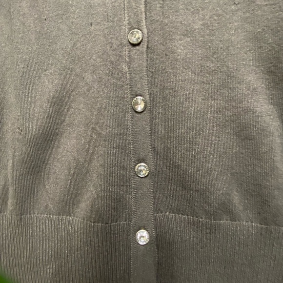 INC Cardigan Womens Large Gray Long Sleeve Button Up Sweater - Picture 3 of 9